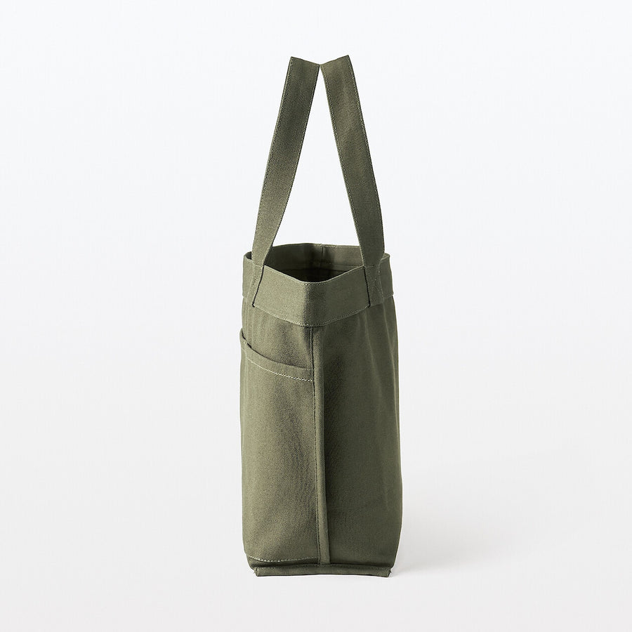 Wide Canvas Tote Bag