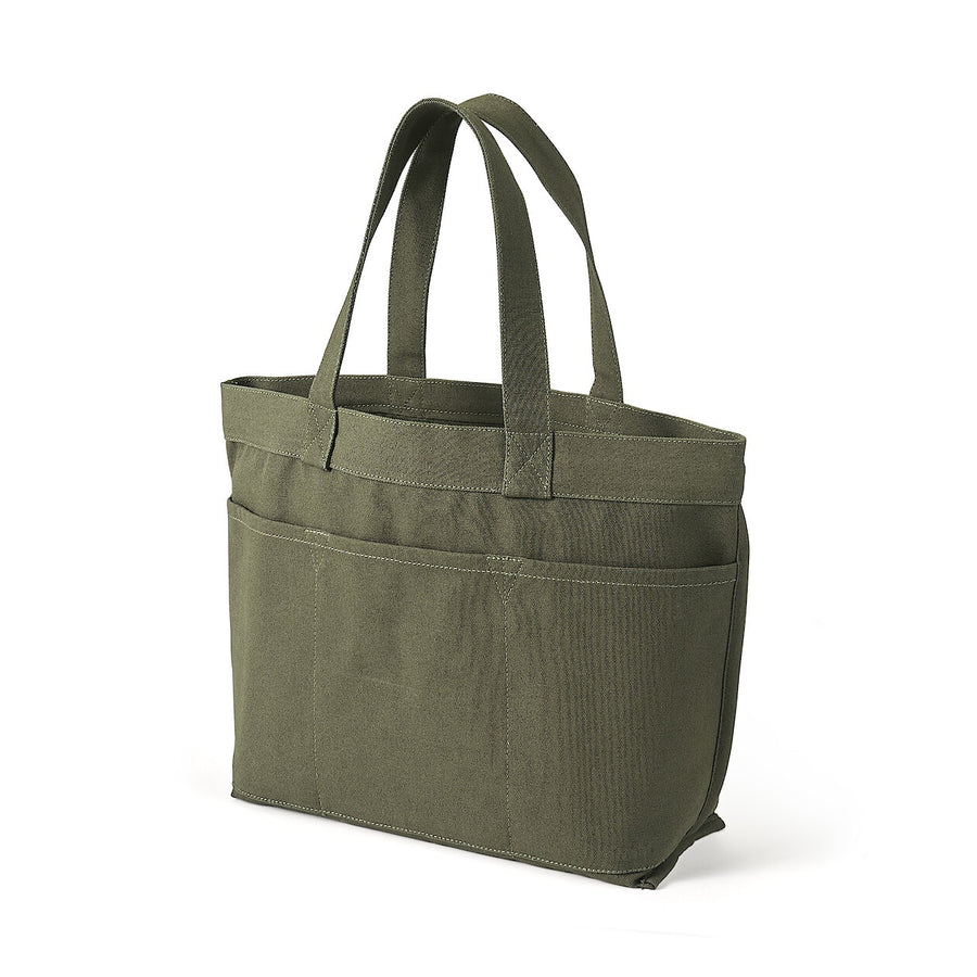 Wide Canvas Tote Bag