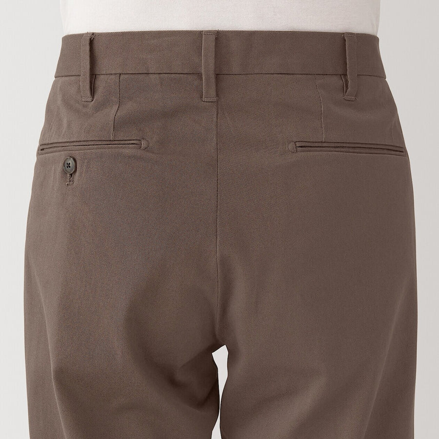 M's Stretch chino Slim-fit pants (L82cm)Greyish BrownXS