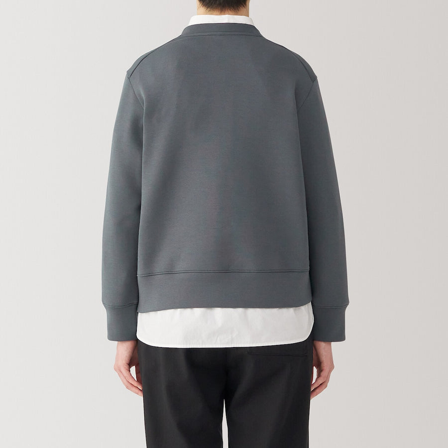 W's Double knitted Crew neck SweatshirtBlackXS