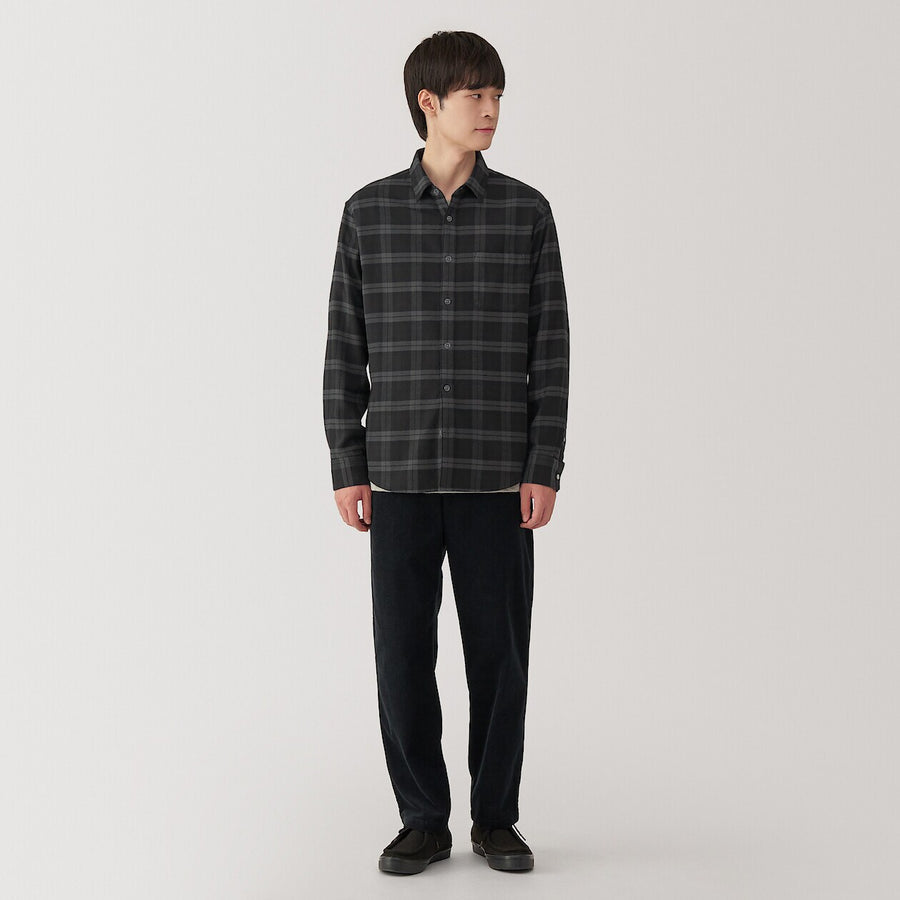 M's Flannel L/S Shirt Off WhiteXS