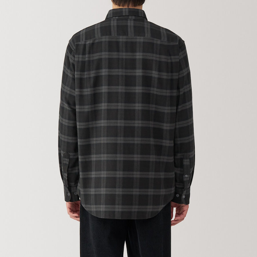 M's Flannel L/S Shirt Off WhiteXS