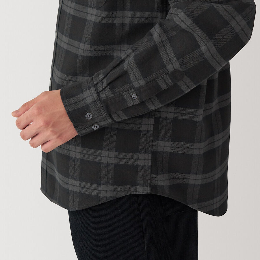 M's Flannel L/S Shirt Off WhiteXS