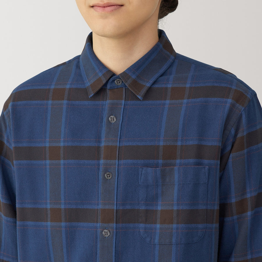 M's Flannel L/S Shirt Off WhiteXS