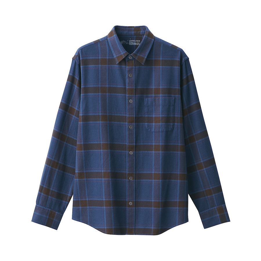 M's Flannel L/S Shirt Off WhiteXS