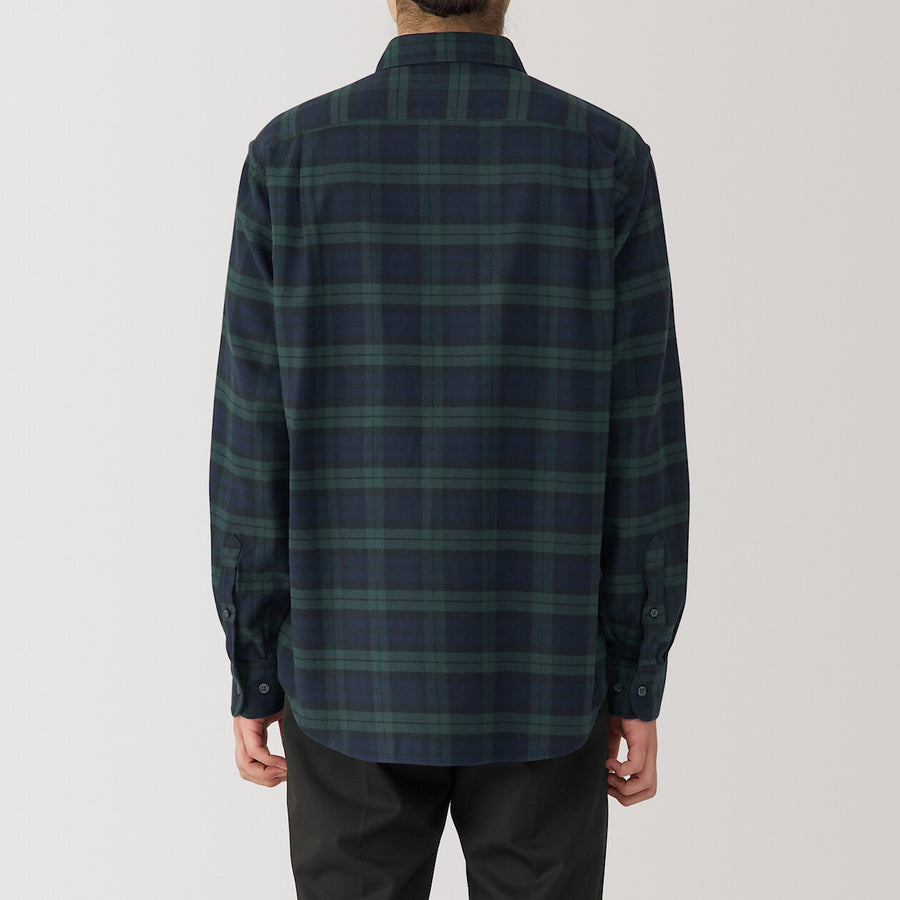 M's Flannel L/S Shirt Off WhiteXS