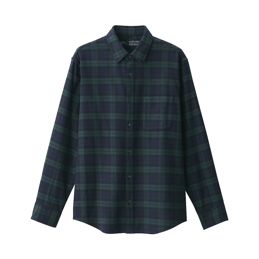 M's Flannel L/S Shirt Off WhiteXS