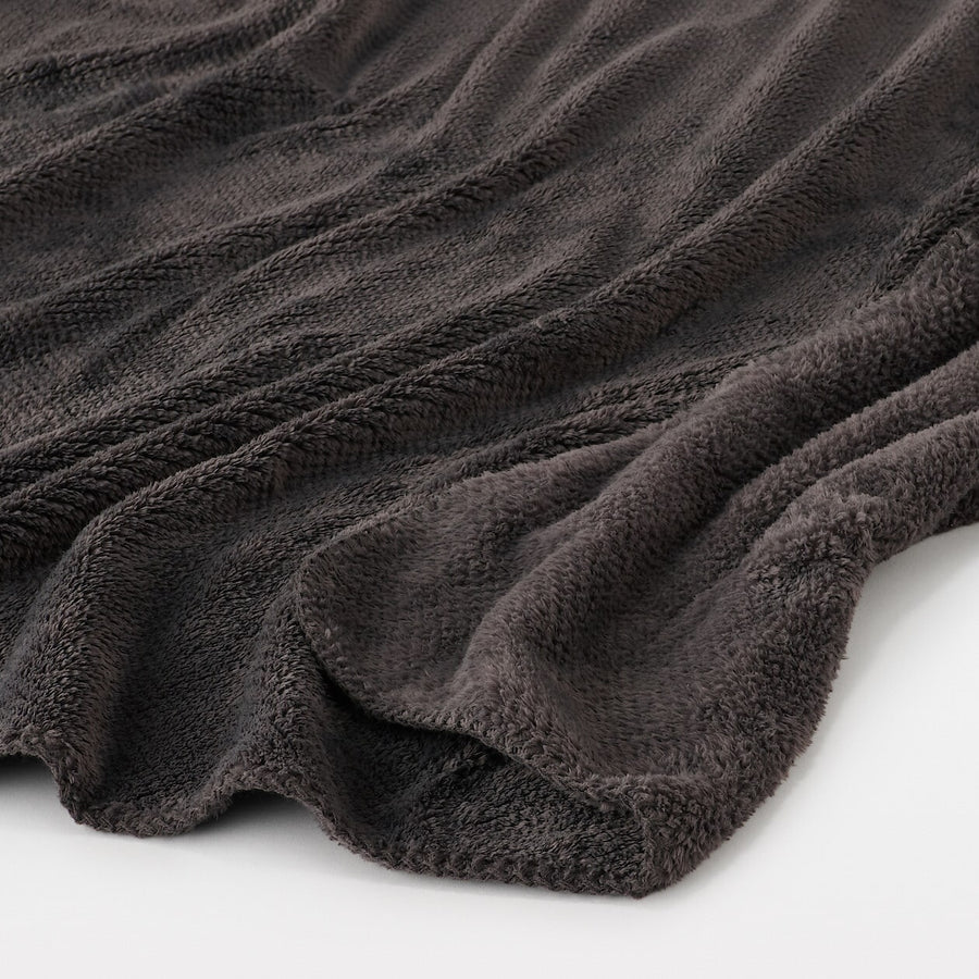 POLYESTER WARM FIBRE MOSS STITCH THIN BLANKET S