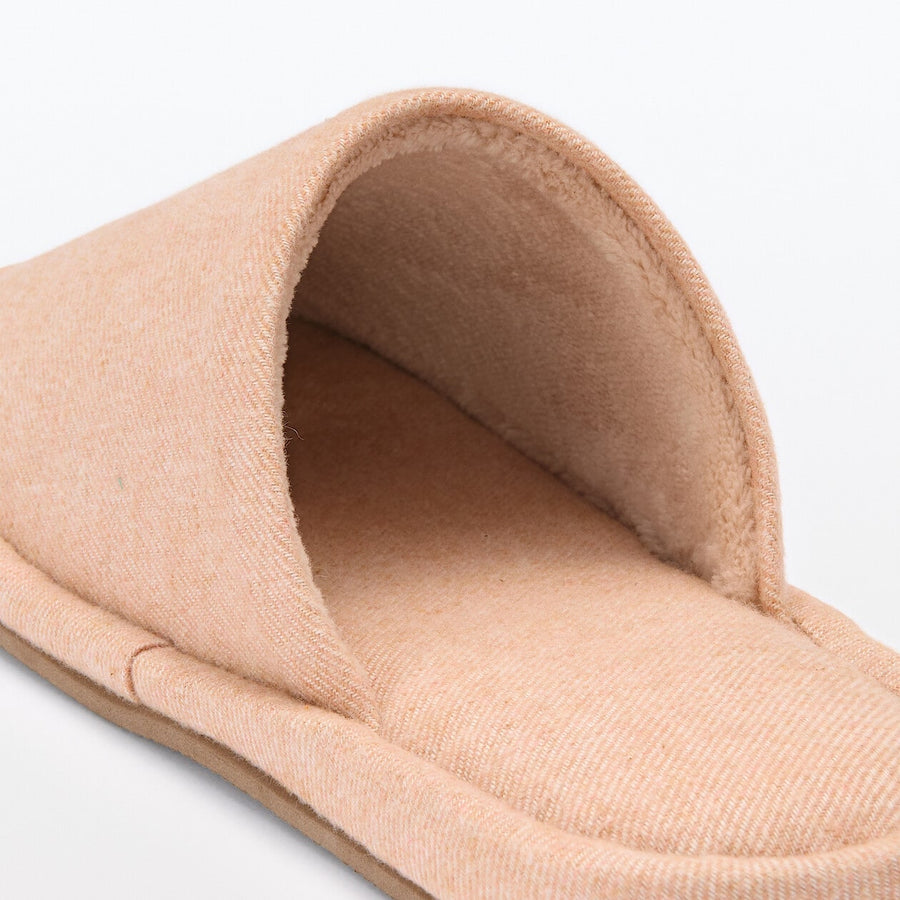 EITHER-FOOT FLANNEL SLIPPERS 24AW