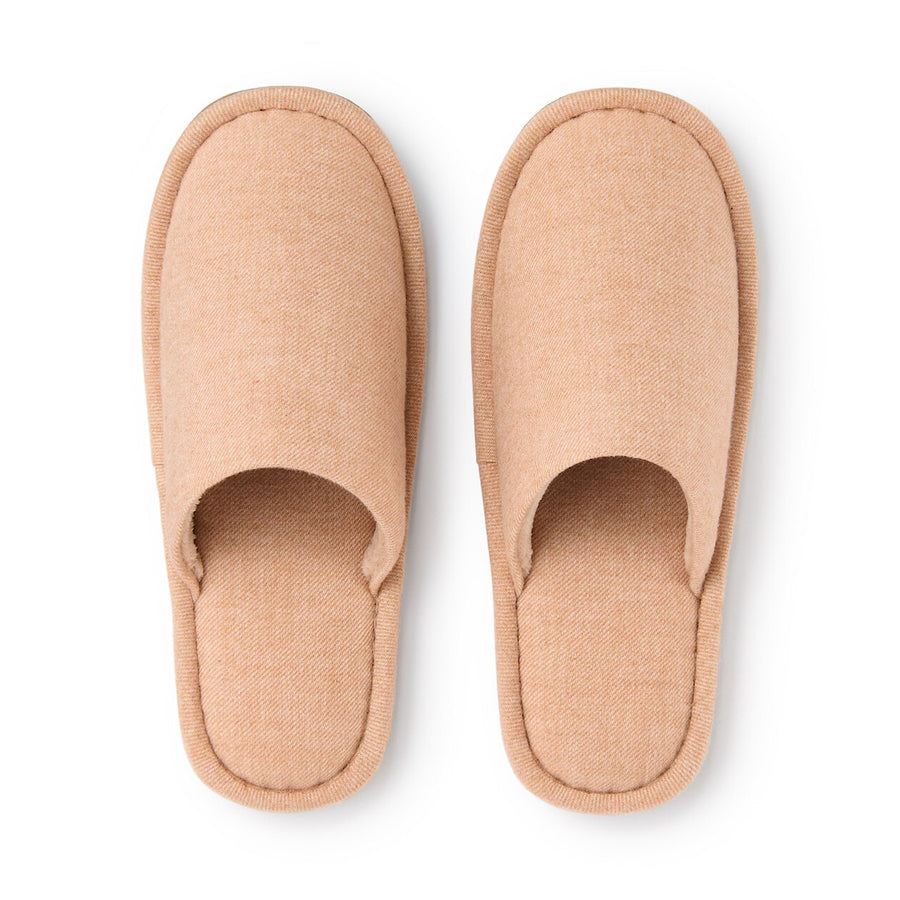 EITHER-FOOT FLANNEL SLIPPERS 24AW