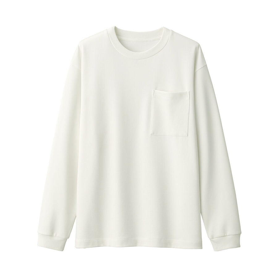 Men's Heat storage L/S T-Shirt Off WhiteXS