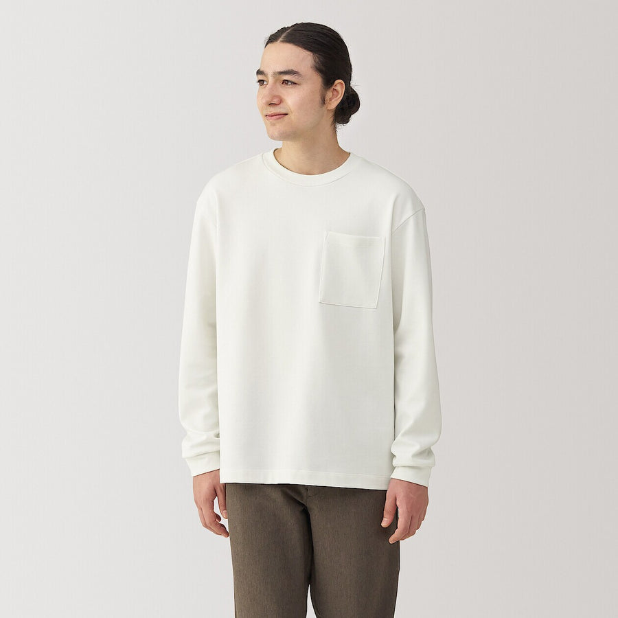 Men's Heat storage L/S T-Shirt Off WhiteXS