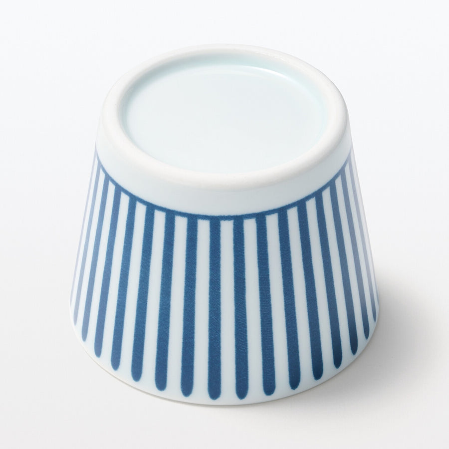 Hasami ware Noodle soup cup - Stripes