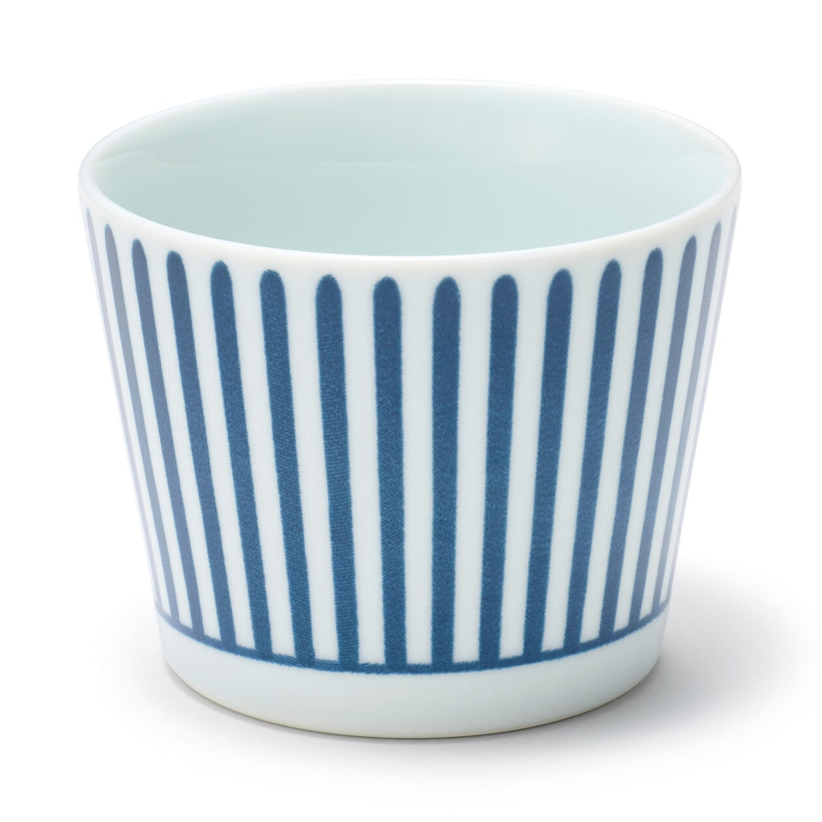 Hasami ware Noodle soup cup - Stripes