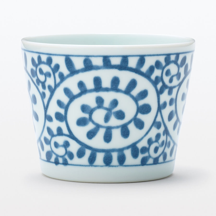 Hasami ware Noodle soup cup - Arabesque