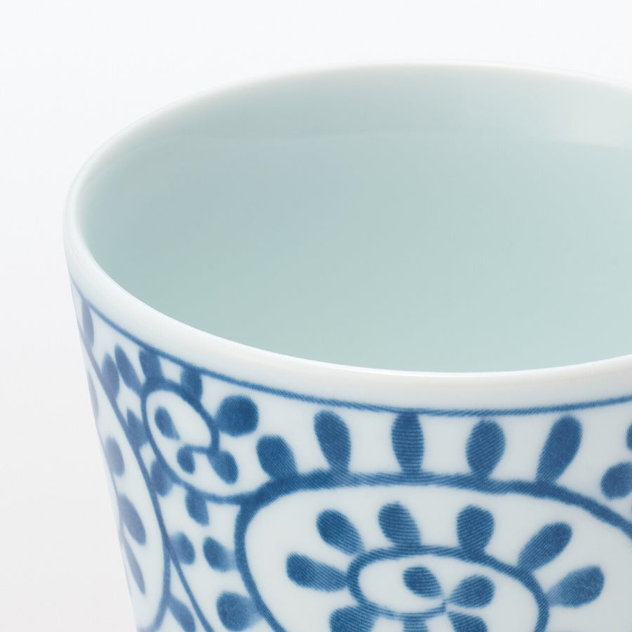 Hasami ware Noodle soup cup - Arabesque