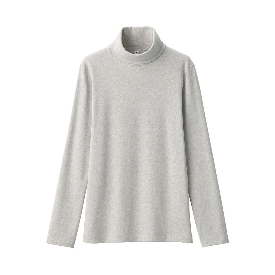 W's Brushed ribbed Turtle neck L/S T-shirtBlackXS