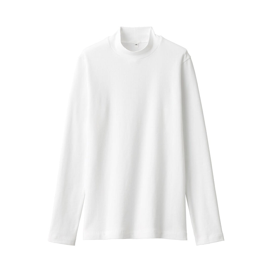 W's Brushed ribbed High neck L/S T-shirtBlackXS