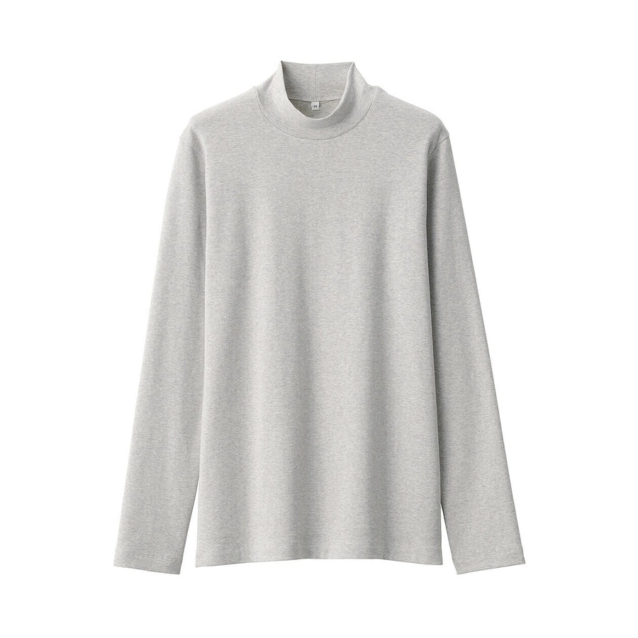 W's Brushed ribbed High neck L/S T-shirtBlackXS