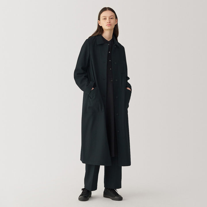 Women's woolblended long coat Grey S