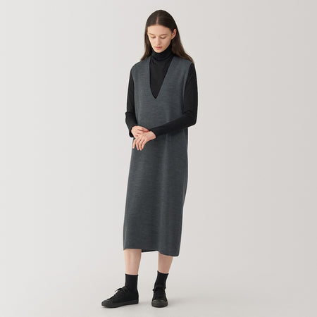 MUJI Labo Double Face Knit Dress