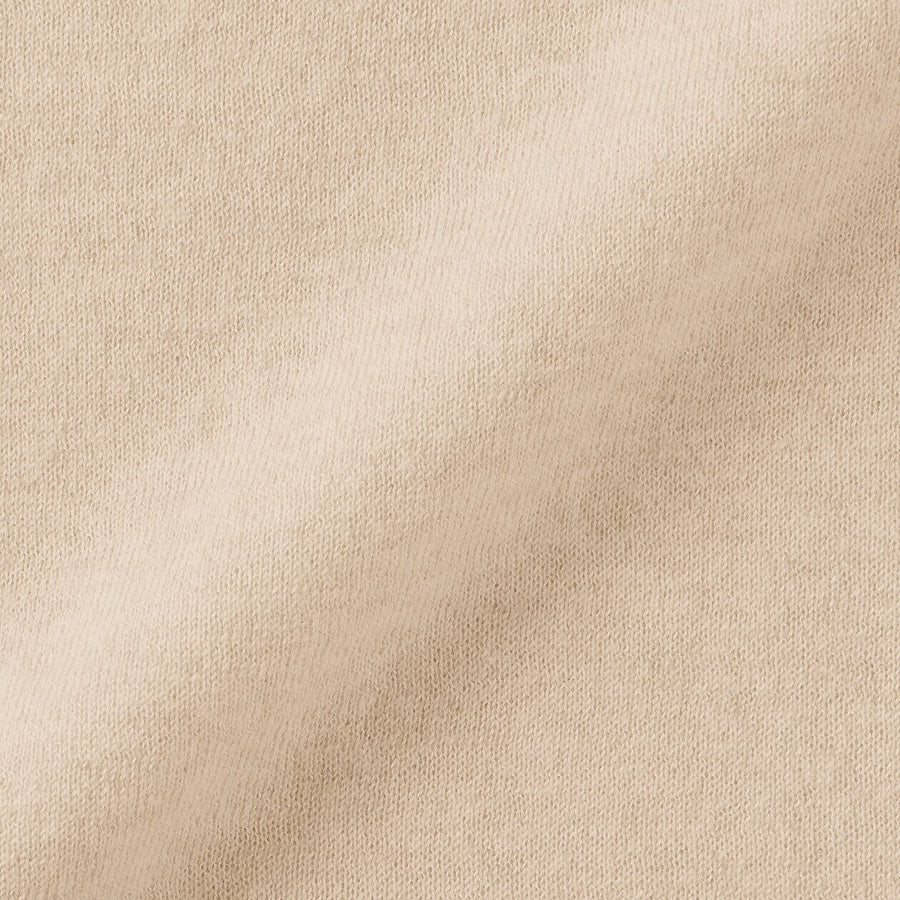 W's natural color cashmere turtleneck sweaterBeigeS