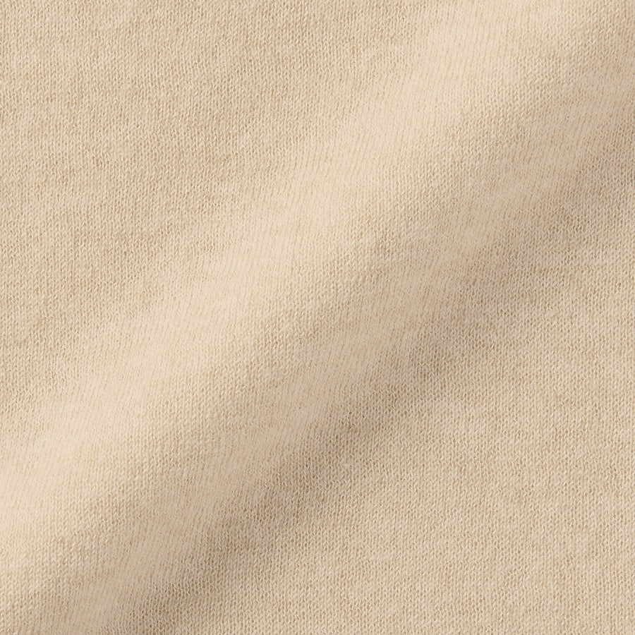 W's natural color cashmere cardigan BeigeS