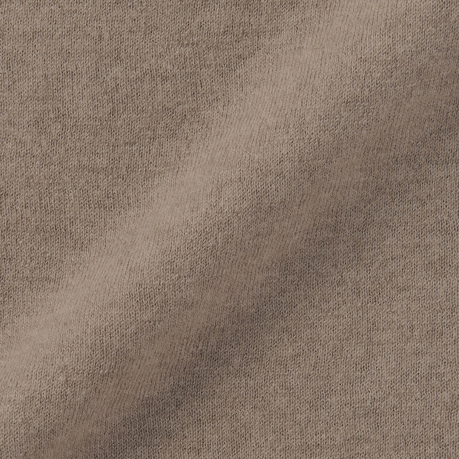 W's natural color cashmere cardigan BeigeS