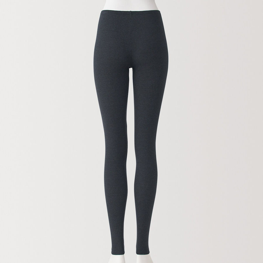 Women's lyocell silk rib leggingsOff WhiteS