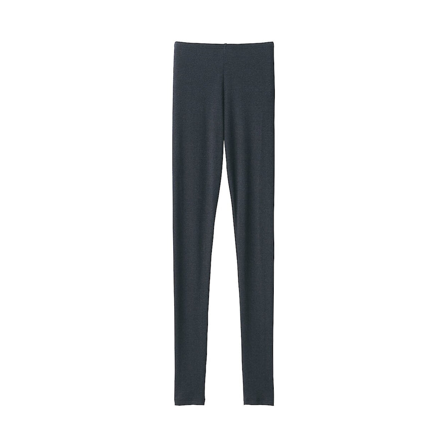 Women's lyocell silk rib leggingsOff WhiteS