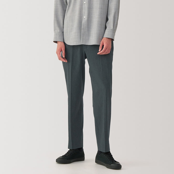 Men's stretch straight pants Charcoal GreyS