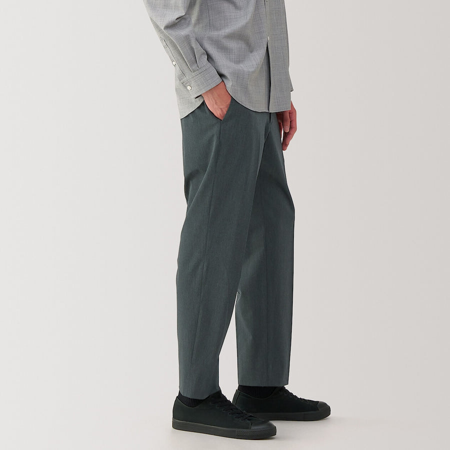 Men's stretch straight pants Charcoal GreyS