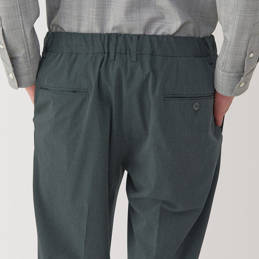 Men's stretch straight pants Charcoal GreyS