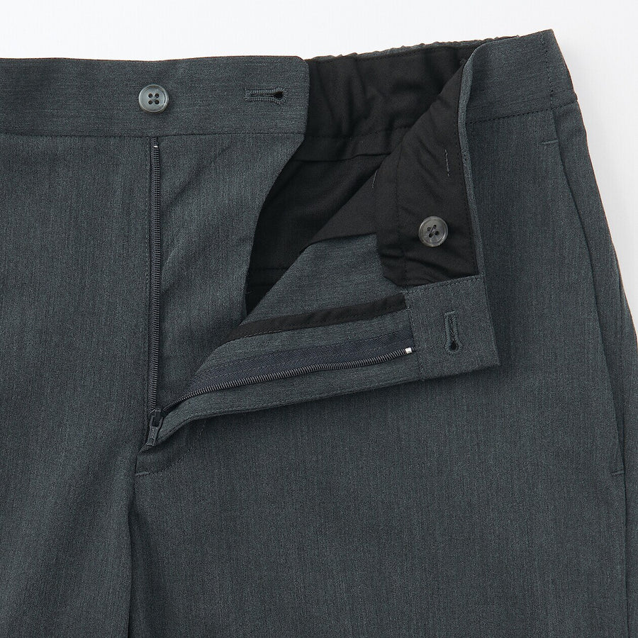 Men's stretch straight pants Charcoal GreyS