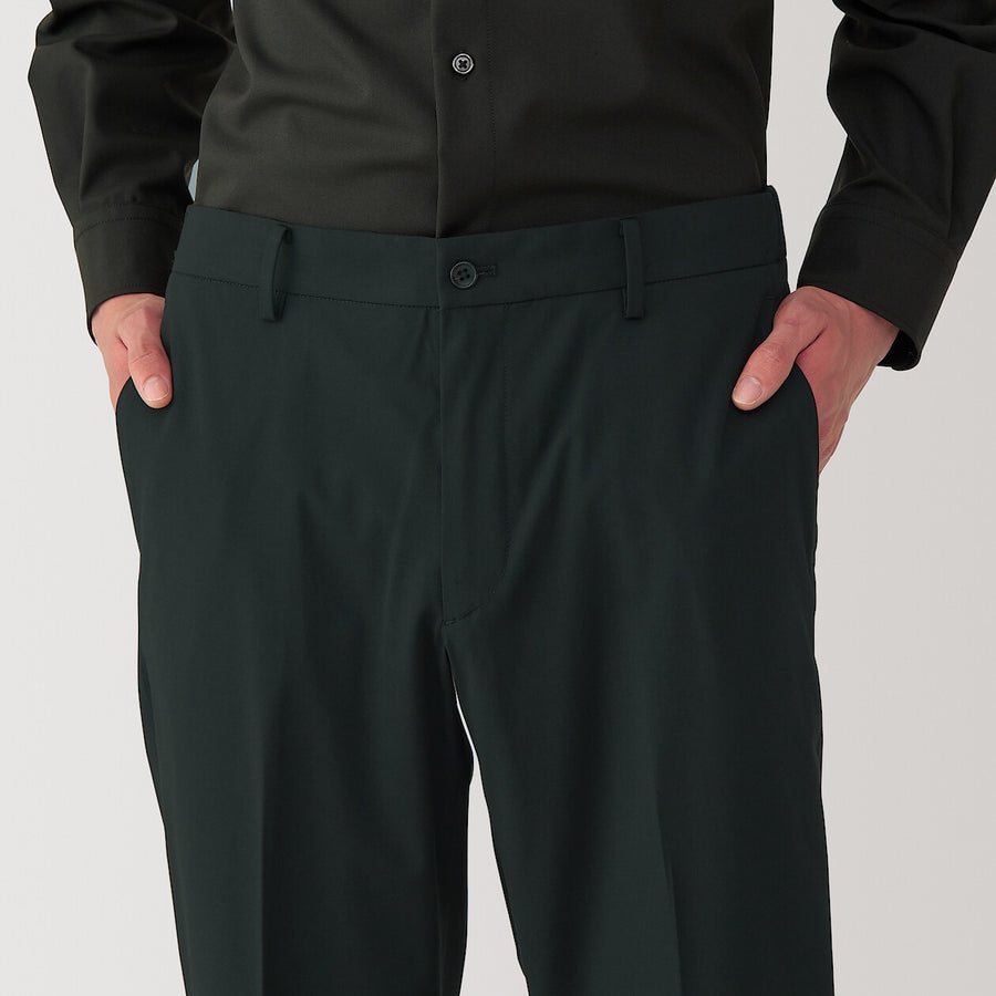 Men's stretch straight pants Charcoal GreyS