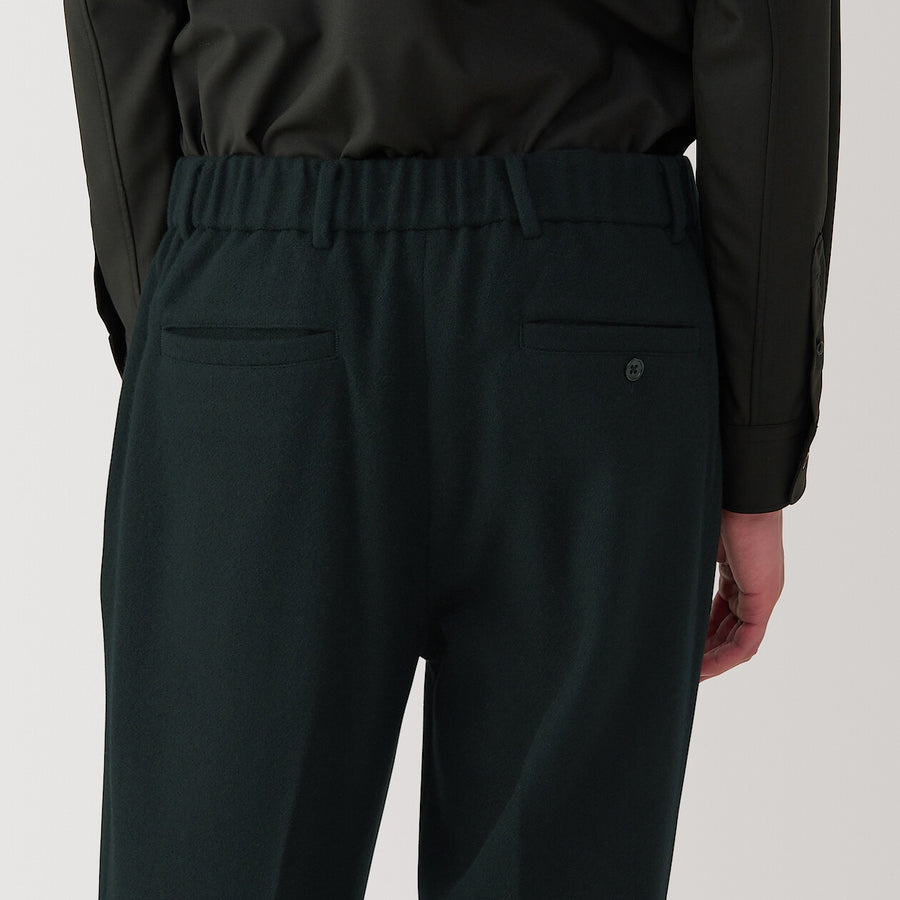 M's cashmere blended pleated pants Light GreyS