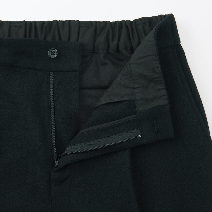 M's cashmere blended pleated pants Light GreyS