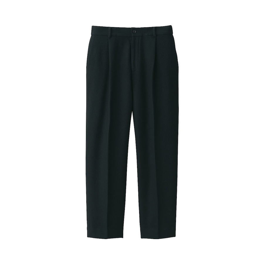 M's cashmere blended pleated pants Light GreyS