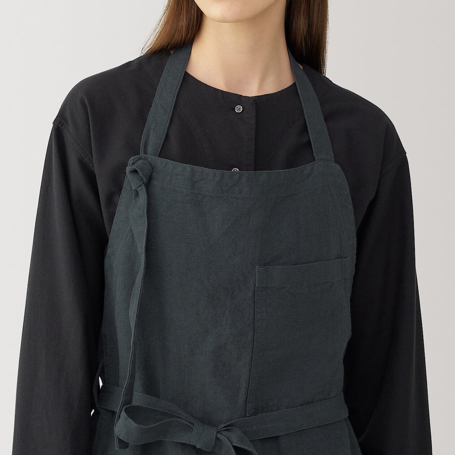 Linen apronBlackONE SIZE