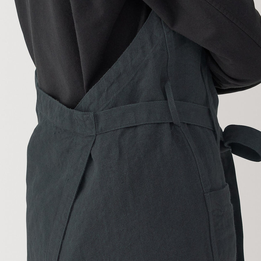 Linen apronBlackONE SIZE