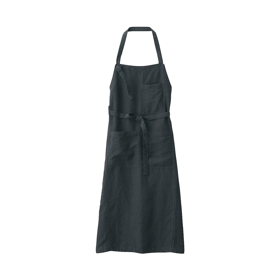 Linen apronBlackONE SIZE