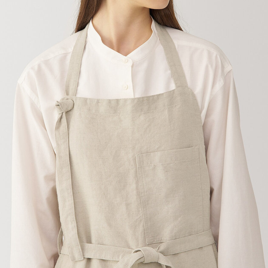 Linen apronBlackONE SIZE
