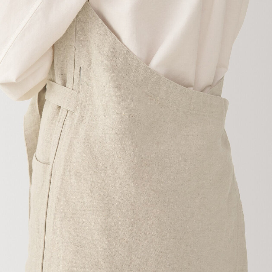 Linen apronBlackONE SIZE