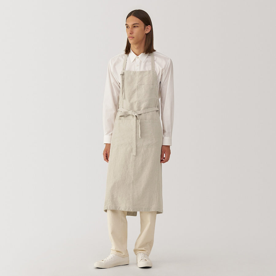 Linen apronBlackONE SIZE
