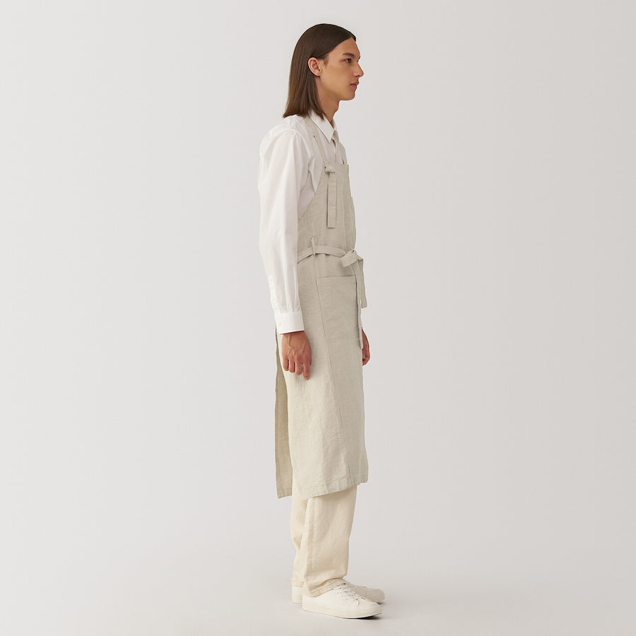 Linen apronBlackONE SIZE