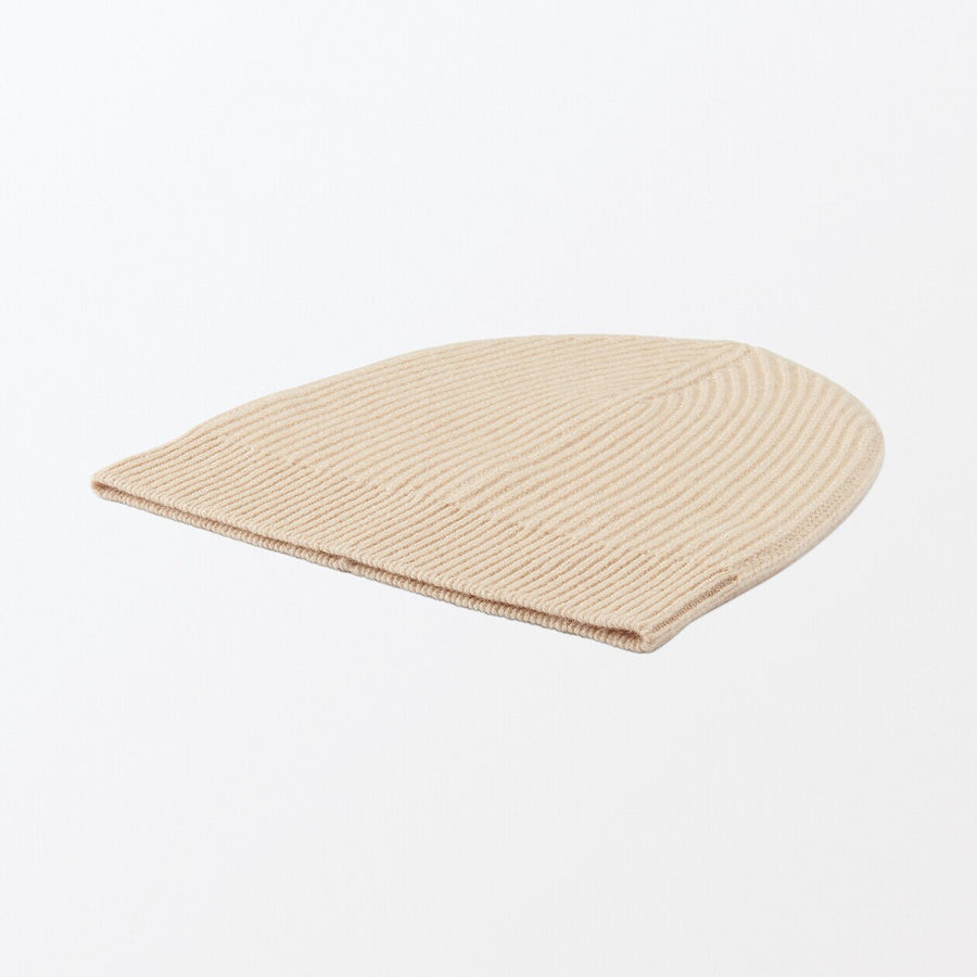 natural color cashmere knit capBeigeONE SIZE