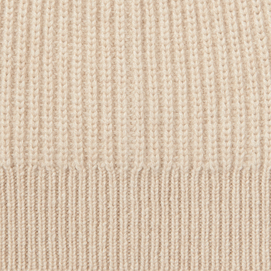 natural color cashmere knit capBeigeONE SIZE