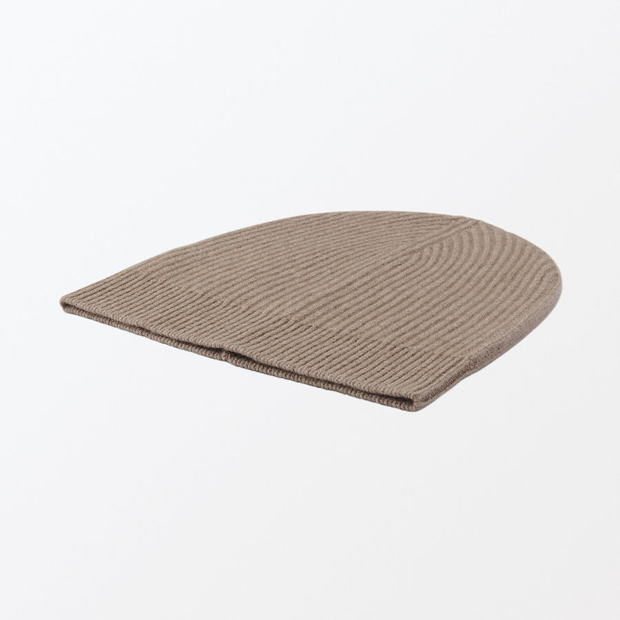 natural color cashmere knit capBeigeONE SIZE