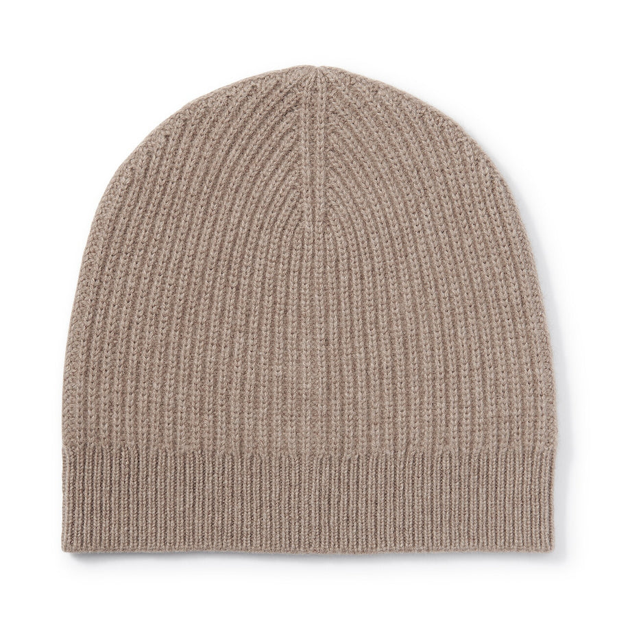 natural color cashmere knit capBeigeONE SIZE