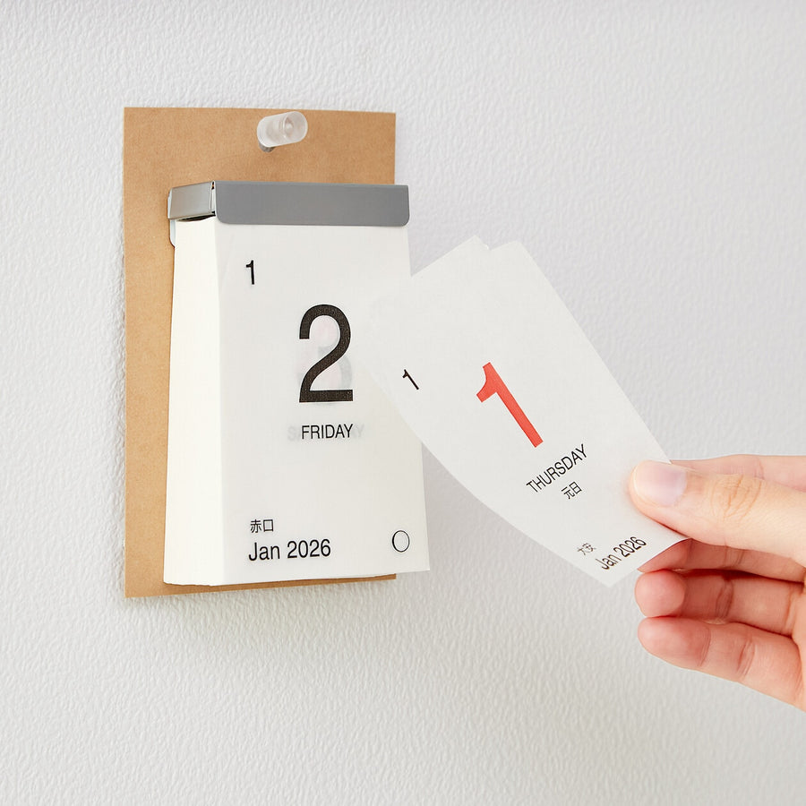 Tear-off calendar / Jan. - Dec. 2026